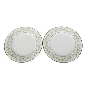 Noritake Savannah Bread & Butter Plates 6.25" Floral Pattern Set Of 2